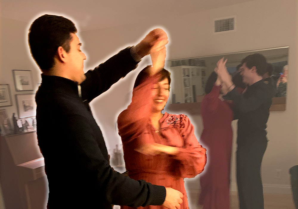 Couple Dancing Doing Turn